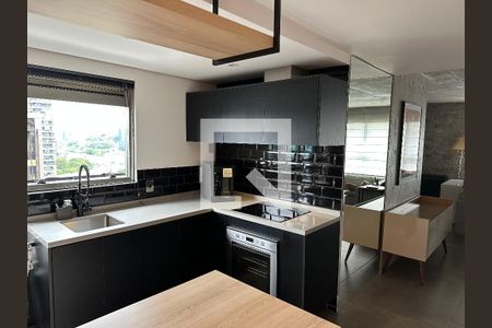 Cozinha de apartamento para alugar com 1 quarto, 90m² em Cidade Monções, São Paulo