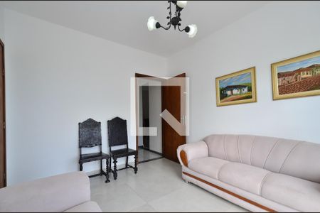 Sala de estar de apartamento à venda com 3 quartos, 90m² em Cidade Nova, Belo Horizonte