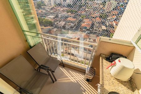 Sacada/Sala de apartamento à venda com 2 quartos, 54m² em Vila Guarani (zona Sul), São Paulo