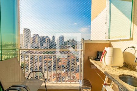 Sacada/Sala de apartamento à venda com 2 quartos, 54m² em Vila Guarani (zona Sul), São Paulo