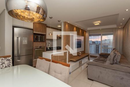 Sala de apartamento à venda com 2 quartos, 59m² em Conceição, Diadema