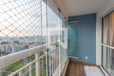 Varanda da Sala de apartamento à venda com 2 quartos, 59m² em Conceição, Diadema