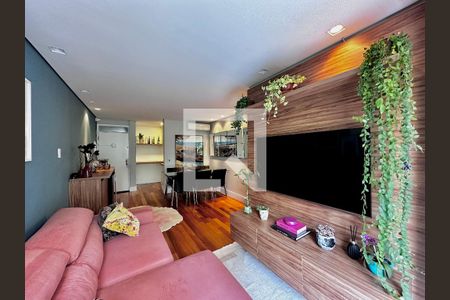 Sala  de apartamento para alugar com 2 quartos, 69m² em Brooklin, São Paulo