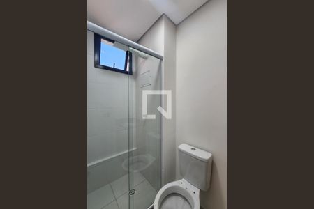 Banheiro de kitnet/studio para alugar com 1 quarto, 25m² em Vila Campestre, São Bernardo do Campo