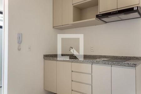 Cozinha de kitnet/studio para alugar com 1 quarto, 25m² em Vila Campestre, São Bernardo do Campo