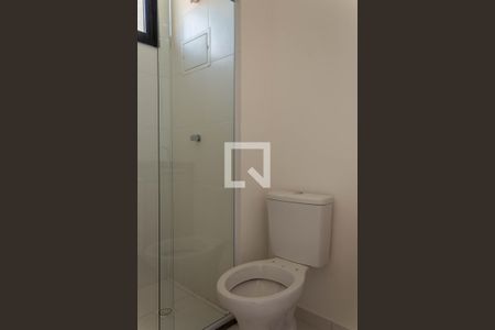 Banheiro da Suíte 1 de kitnet/studio para alugar com 1 quarto, 25m² em Vila Campestre, São Bernardo do Campo