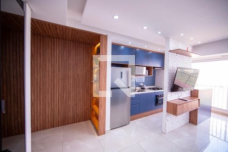 Sala/Cozinha de apartamento à venda com 2 quartos, 55m² em Alphaville Empresarial, Barueri