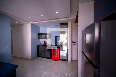 Sala/Cozinha de apartamento à venda com 2 quartos, 55m² em Alphaville Empresarial, Barueri