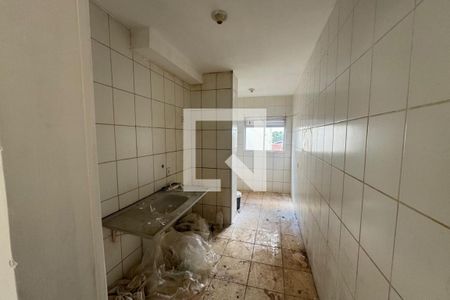 Cozinha - Lavanderia de apartamento para alugar com 2 quartos, 45m² em Jardim Heitor Rigon, Ribeirão Preto