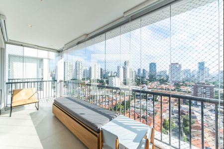 Varanda da Sala de apartamento para alugar com 2 quartos, 110m² em Cidade Monções, São Paulo