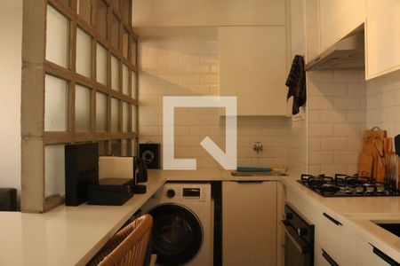 Cozinha de apartamento à venda com 1 quarto, 34m² em Barra Funda, São Paulo