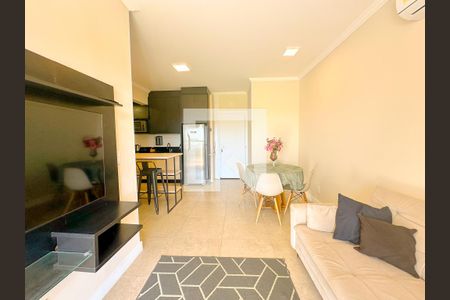 Sala de TV de apartamento para alugar com 2 quartos, 63m² em Ingleses do Rio Vermelho, Florianópolis