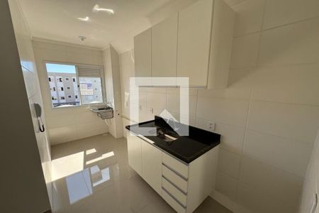 Cozinha - Lavanderia de apartamento para alugar com 2 quartos, 46m² em Jardim Heitor Rigon, Ribeirão Preto