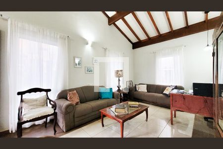 Sala de casa de condomínio para alugar com 5 quartos, 413m² em Loteamento Alphaville Campinas, Campinas