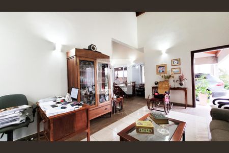 Sala de casa de condomínio para alugar com 5 quartos, 413m² em Loteamento Alphaville Campinas, Campinas