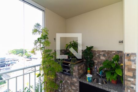 Varanda gourmet de apartamento para alugar com 3 quartos, 75m² em Vila Paulo Silas, São Paulo