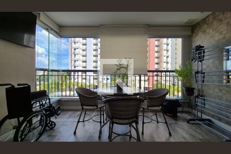 Varanda de apartamento à venda com 2 quartos, 85m² em Vila Curuçá, Santo André