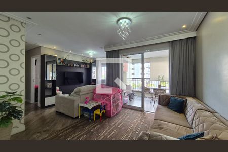 Sala de apartamento à venda com 2 quartos, 85m² em Vila Curuçá, Santo André