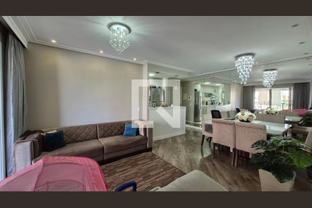 Sala de apartamento à venda com 2 quartos, 85m² em Vila Curuçá, Santo André