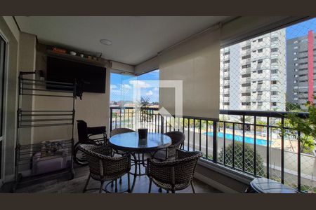 Varanda de apartamento à venda com 2 quartos, 85m² em Vila Curuçá, Santo André