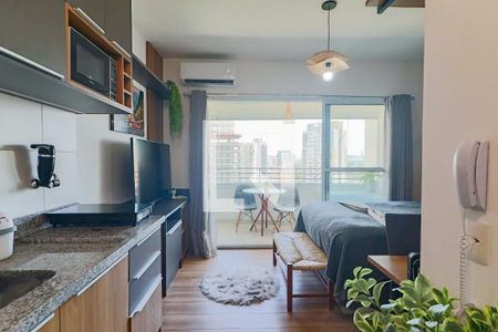 Studio - Quarto e Cozinha de kitnet/studio à venda com 1 quarto, 25m² em Butantã, São Paulo