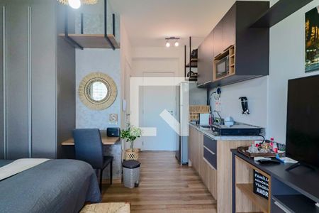 Studio - Quarto e Cozinha de kitnet/studio à venda com 1 quarto, 25m² em Butantã, São Paulo