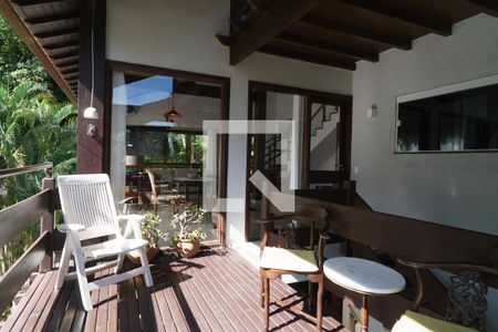 Varanda da Sala de casa de condomínio à venda com 5 quartos, 343m² em Itacoatiara, Niterói