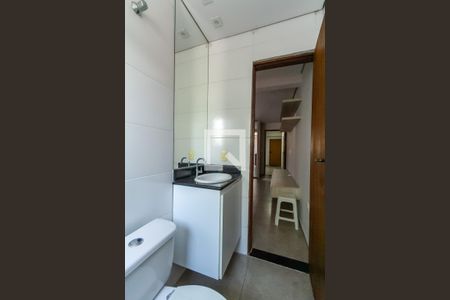 Banheiro de kitnet/studio para alugar com 1 quarto, 33m² em Parque Sao Diogo, São Bernardo do Campo