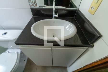 Banheiro de kitnet/studio para alugar com 1 quarto, 33m² em Parque Sao Diogo, São Bernardo do Campo