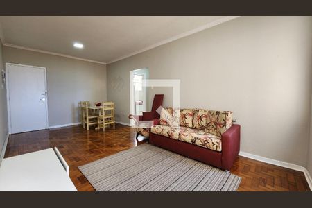 Sala de apartamento para alugar com 1 quarto, 50m² em Boqueirão, Santos