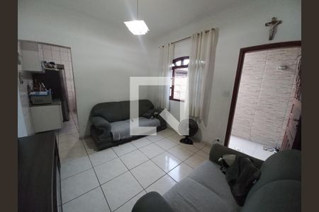 Sala de casa para alugar com 2 quartos, 120m² em Cidade Náutica, São Vicente