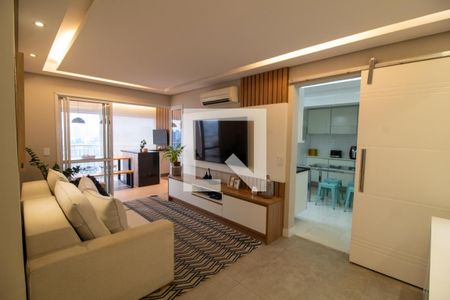 Sala de apartamento à venda com 3 quartos, 104m² em Santo Amaro, São Paulo