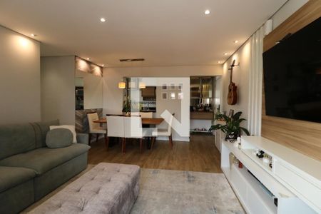 Sala de apartamento à venda com 2 quartos, 73m² em Vila Humaita, Santo André