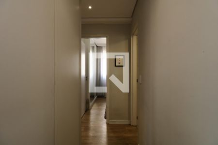 Corredor para os Quartos de apartamento à venda com 2 quartos, 73m² em Vila Humaita, Santo André