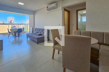 Sala de apartamento para alugar com 2 quartos, 66m² em Jardim das Conchas, Guarujá