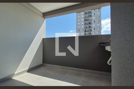 Varanda de apartamento à venda com 2 quartos, 45m² em Jardim Cristiane, Santo André