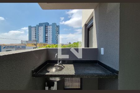 Varanda de apartamento à venda com 2 quartos, 45m² em Jardim Cristiane, Santo André