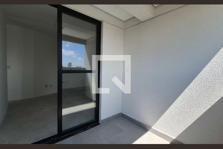Varanda de apartamento à venda com 2 quartos, 45m² em Jardim Cristiane, Santo André