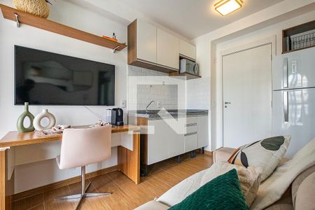 Sala/Cozinha de apartamento à venda com 1 quarto, 35m² em Cerqueira César, São Paulo