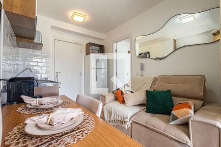 Sala/Cozinha de apartamento à venda com 1 quarto, 35m² em Cerqueira César, São Paulo