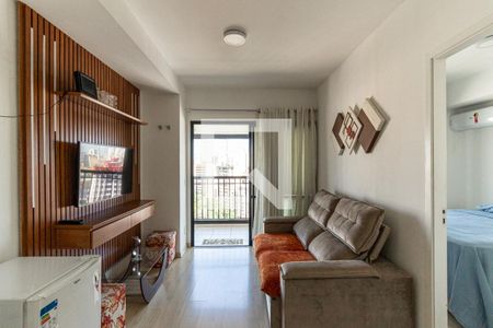 Sala de apartamento à venda com 1 quarto, 50m² em Campos Elíseos, São Paulo