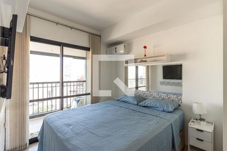 Quarto da Suíte de apartamento para alugar com 1 quarto, 50m² em Campos Elíseos, São Paulo