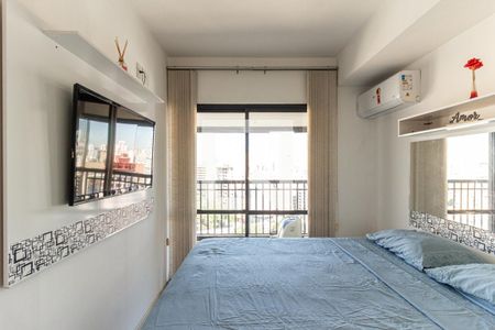 Quarto da Suíte de apartamento para alugar com 1 quarto, 50m² em Campos Elíseos, São Paulo