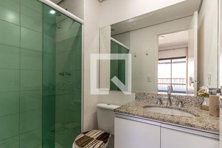 Banheiro da Suíte de apartamento à venda com 1 quarto, 50m² em Campos Elíseos, São Paulo