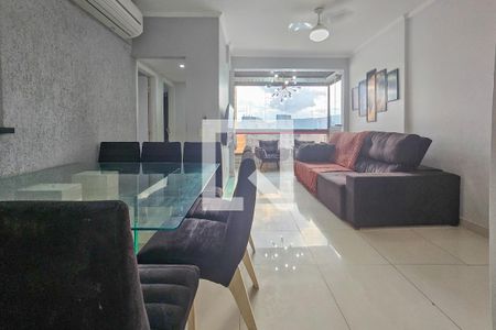Sala de apartamento para alugar com 2 quartos, 66m² em Jardim Enseada, Guarujá