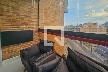 varanda Sala de apartamento para alugar com 2 quartos, 66m² em Jardim Enseada, Guarujá