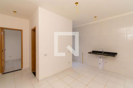 Sala/Cozinha de apartamento para alugar com 1 quarto, 28m² em Quinta da Paineira, São Paulo