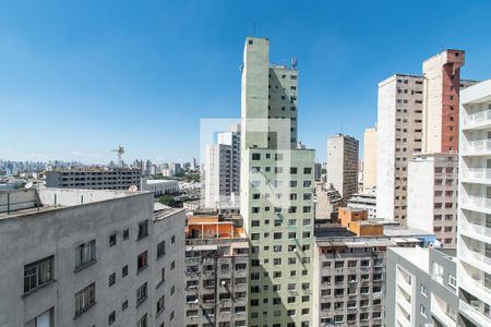 Vista da varanda de kitnet/studio à venda com 1 quarto, 22m² em Sé, São Paulo