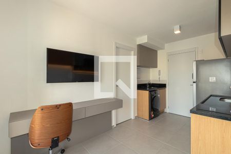 Sala/Cozinha de apartamento para alugar com 1 quarto, 27m² em Vila Olímpia, São Paulo