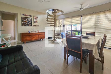 Sala de apartamento para alugar com 4 quartos, 290m² em Jardim Tres Marias, Guarujá